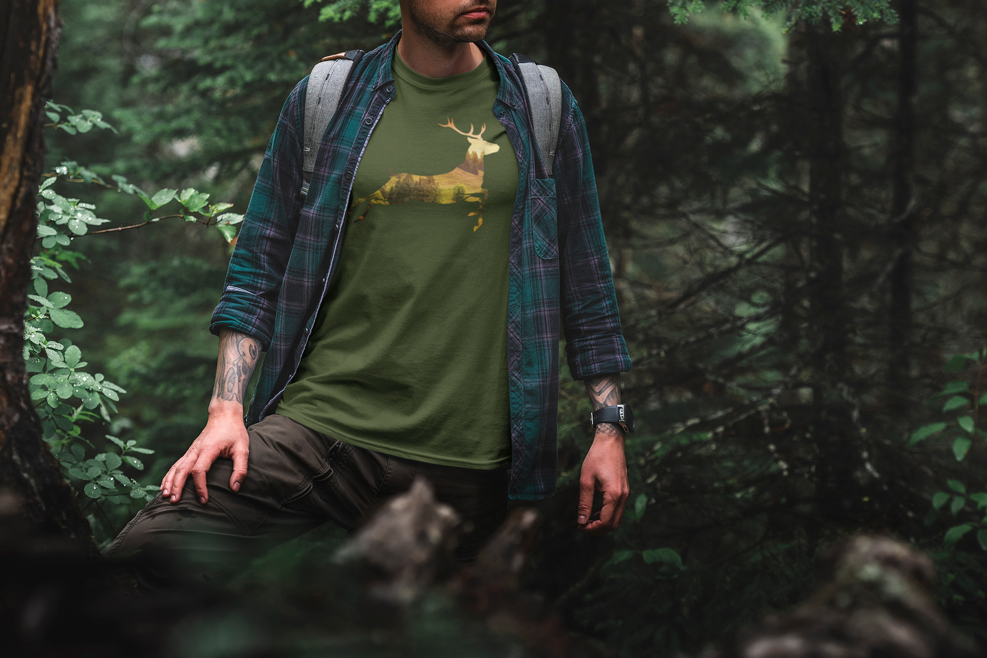 mockup-of-a-man-wearing-a-tee-in-a-forest-scenery-1853-el1 (1)